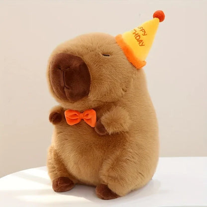 23cm Capybara Plush Toy Simulation Capibara Anime Fluffy Toy Cute Doll Stuffed Animals Soft Plush Doll Christmas Thanksgiving Gift
