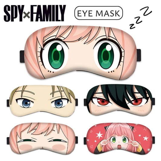 Masque de sommeil Anime pour hommes, éventuelles Y × FAMILY, Anya Forger, Bandeau pour les yeux doux, Couvre-yeux créatif, Masque pour la sieste, Couverture pour la santé