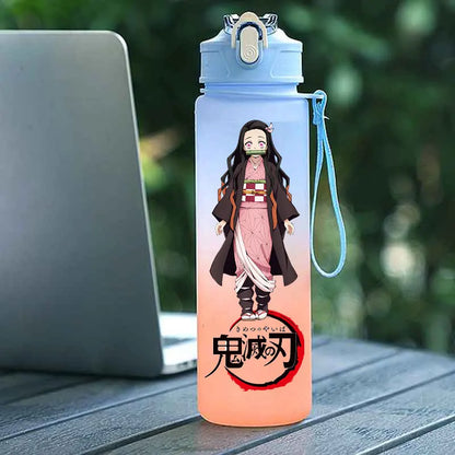 Tasse Isotherme Demon Slayer 750ml - Gourde Anime Kamado Nezuko - Grande Capacité Portable pour Sport/École
