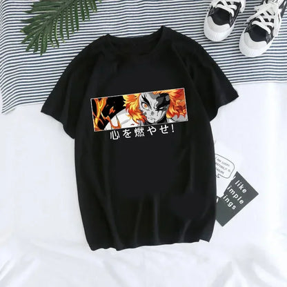 T-shirt Demon Slayer Femme - Nezuko & Tanjirô -Tendance Manga
