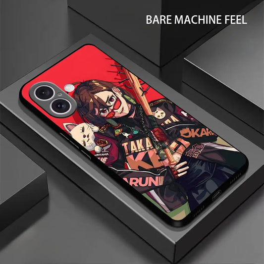 Coque de téléphone Cool DAN-DA DAN, étui souple noir antichoc pour iPhone 16 15 14 13 12 11 X XR XS 8 Plus Mini Pro Max