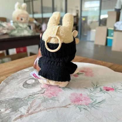 New Doll Clothes Pendant Set, LABUBU Bear Hat Love Sweater Set, DIY Doll Accessories, Funny and Cute Baby Clothes, Christmas Gifts