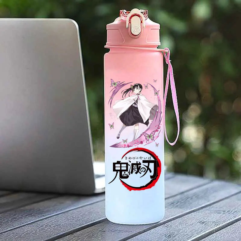 Tasse Isotherme Demon Slayer 750ml - Gourde Anime Kamado Nezuko - Grande Capacité Portable pour Sport/École