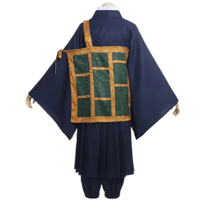 Jujutsu Kaisen Geto SuNAFTA u Cosplay Costume, Black Blue Kimono, Uniform Sв, Anime Everthe, Halloween Costumes for Women and Men