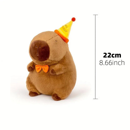 23cm Capybara Plush Toy Simulation Capibara Anime Fluffy Toy Cute Doll Stuffed Animals Soft Plush Doll Christmas Thanksgiving Gift