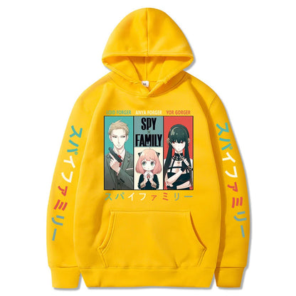 Anime Spy X Family sweat à capuche Anya et Bond sweat à capuche hauts pulls à capuche polaire sweat à capuche décontracté pour les filles
