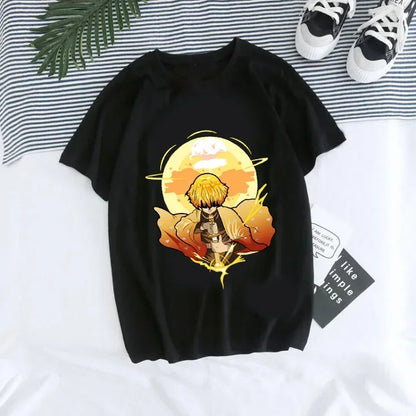 T-shirt Demon Slayer Femme - Nezuko & Tanjirô -Tendance Manga
