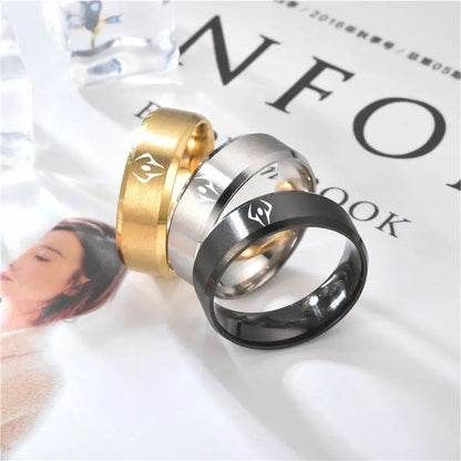 Jujutsu Kaisen Cosplay Ring - Ryōmen Sukuna Black Eye - Unisex Stainless Steel - Anime Jewelry Gift Collection