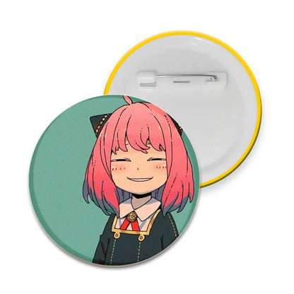 32/44/58mm Cute Anime Spy X Family Enamel Pins Cute Head Lapel Pins Cartoon Badge Backpack Hat Jewelry Accessories Gift