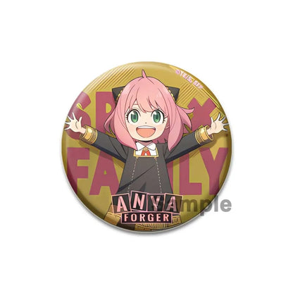 32/44/58mm Cute Anime Spy X Family Enamel Pins Cute Head Lapel Pins Cartoon Badge Backpack Hat Jewelry Accessories Gift