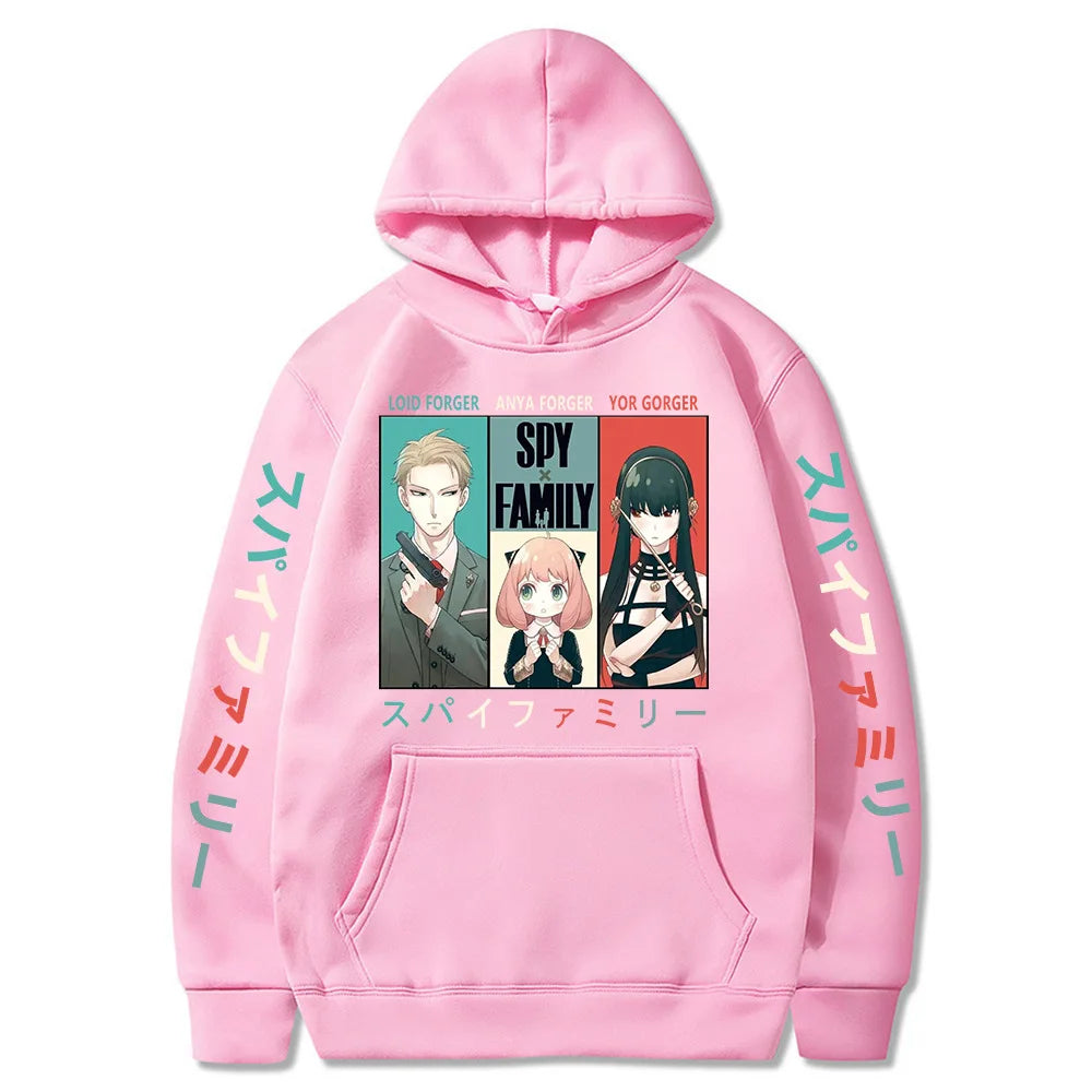 Anime Spy X Family sweat à capuche Anya et Bond sweat à capuche hauts pulls à capuche polaire sweat à capuche décontracté pour les filles