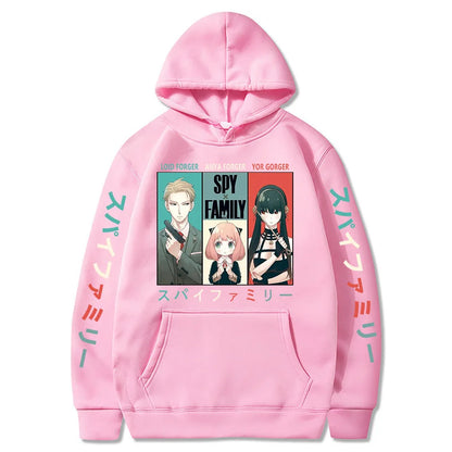 Anime Spy X Family sweat à capuche Anya et Bond sweat à capuche hauts pulls à capuche polaire sweat à capuche décontracté pour les filles