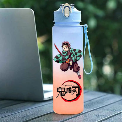 Tasse Isotherme Demon Slayer 750ml - Gourde Anime Kamado Nezuko - Grande Capacité Portable pour Sport/École