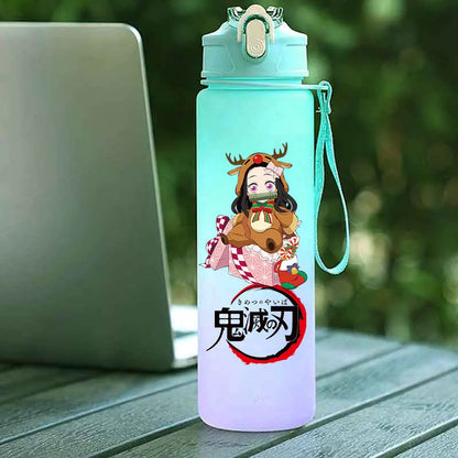 Tasse Isotherme Demon Slayer 750ml - Gourde Anime Kamado Nezuko - Grande Capacité Portable pour Sport/École