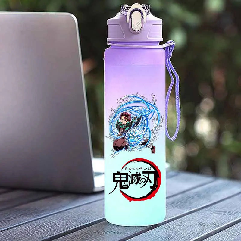 Tasse Isotherme Demon Slayer 750ml - Gourde Anime Kamado Nezuko - Grande Capacité Portable pour Sport/École