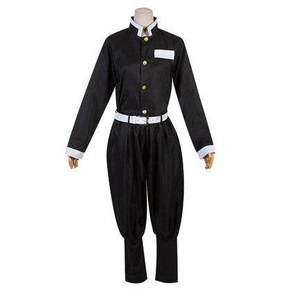 Costume de Cosplay Anime Demon Slayer Kimetsu No Yaiba Kochou Shinobu, ensemble de perruques, uniforme Kimono, Costumes d'halloween pour enfants et adultes