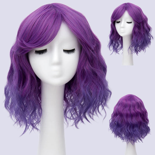MSIWIGS – perruque de Cosplay Bob courte pour femmes, cheveux synthétiques verts, nouveau Style, perruque d'été souple résistante à la chaleur avec frange latérale