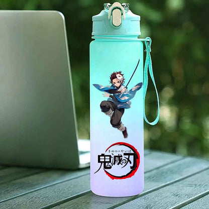 Tasse Isotherme Demon Slayer 750ml - Gourde Anime Kamado Nezuko - Grande Capacité Portable pour Sport/École