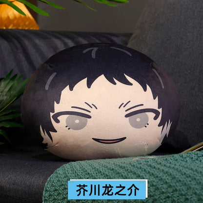 Bungo Stray Dogs Anime10cmPendant Dazai Osamu Ryunosuke Akutagawa Nakajima Atsushi 30cmPeluche Boulette Sac de sable Oreiller pour chignon cuit à la vapeur