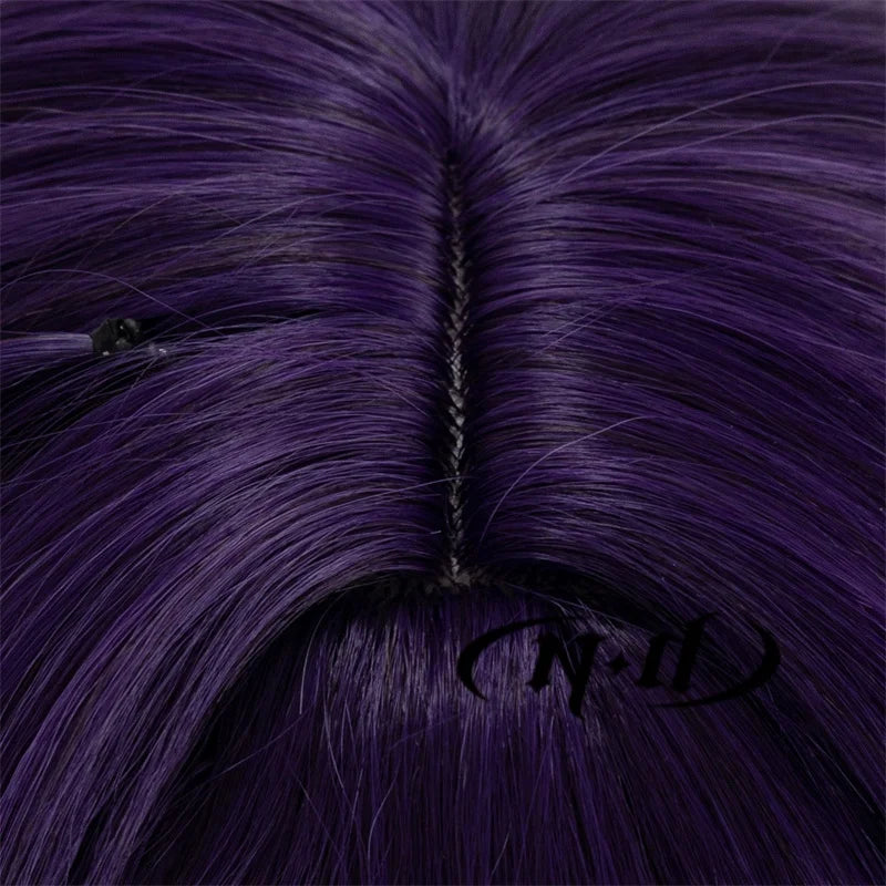 ND-Perruques de cheveux synthétiques de haute qualité, Izumi Kyouka Anime Bungo Stray Dogs Cosplay Costume, Perruque longue violette, Perruques de chaleur Degré