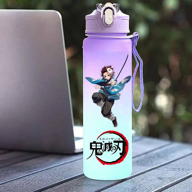 Tasse Isotherme Demon Slayer 750ml - Gourde Anime Kamado Nezuko - Grande Capacité Portable pour Sport/École