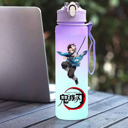Tasse Isotherme Demon Slayer 750ml - Gourde Anime Kamado Nezuko - Grande Capacité Portable pour Sport/École