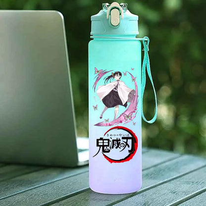 Tasse Isotherme Demon Slayer 750ml - Gourde Anime Kamado Nezuko - Grande Capacité Portable pour Sport/École