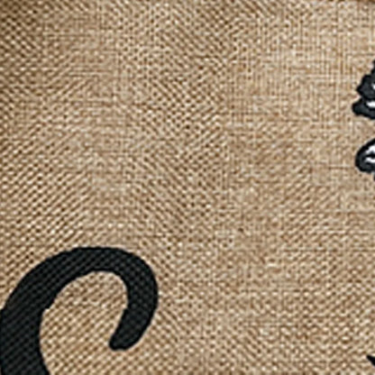 Fourre-tout tissé sac femmes nouveau motif peint à la main lettre fourre-tout sac en toile sac à provisions sac à main