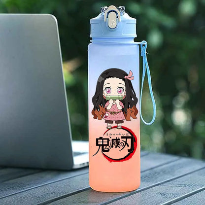 Tasse Isotherme Demon Slayer 750ml - Gourde Anime Kamado Nezuko - Grande Capacité Portable pour Sport/École