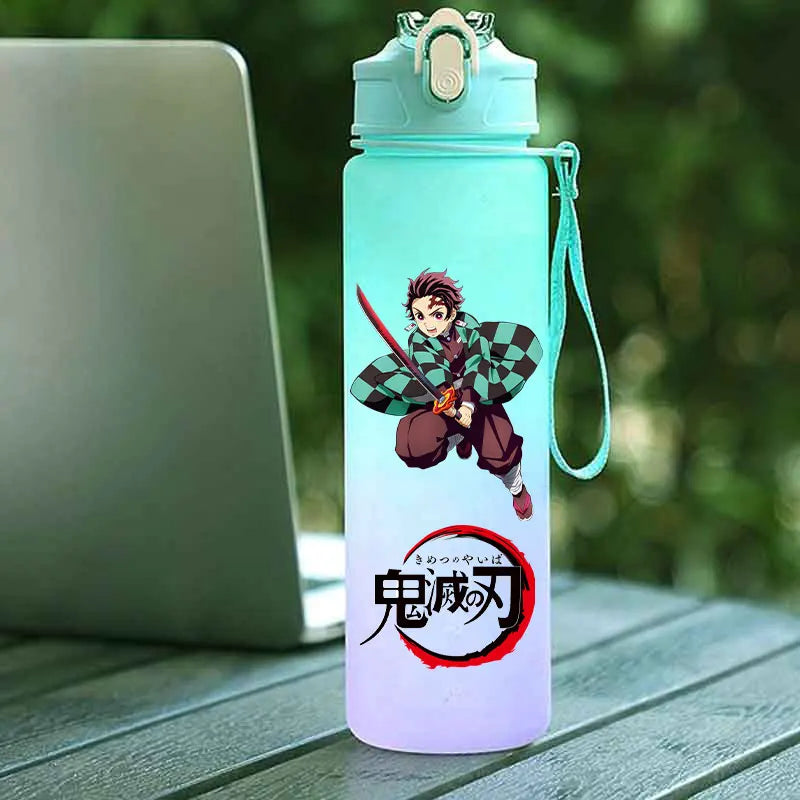 Tasse Isotherme Demon Slayer 750ml - Gourde Anime Kamado Nezuko - Grande Capacité Portable pour Sport/École