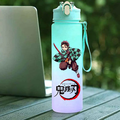 Tasse Isotherme Demon Slayer 750ml - Gourde Anime Kamado Nezuko - Grande Capacité Portable pour Sport/École
