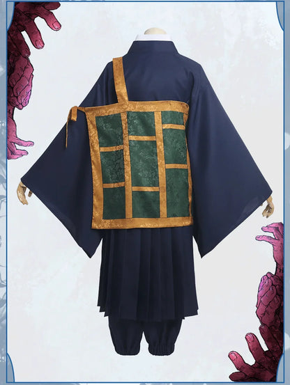 Jujutsu Kaisen Geto SuNAFTA u Cosplay Costume, Black Blue Kimono, Uniform Sв, Anime Everthe, Halloween Costumes for Women and Men