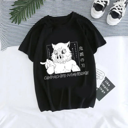 T-shirt Demon Slayer Femme - Nezuko & Tanjirô -Tendance Manga