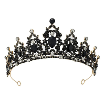 Couronne en cristal pour femme, diadème pour patients, bande de sauna en biscuits, bijoux pour cheveux, couronne de fête Queen, robe de mariée, accessoires pour cheveux, cadeau