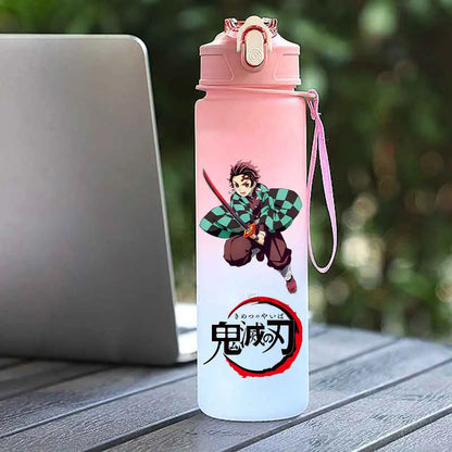 Tasse Isotherme Demon Slayer 750ml - Gourde Anime Kamado Nezuko - Grande Capacité Portable pour Sport/École