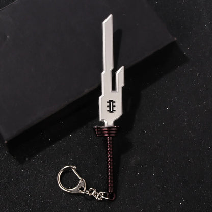 Anime Jujutsu Kaisen Keychain Nanami Kento Fushiguro Toji Weapon Model Pendant Men's Jewelry
