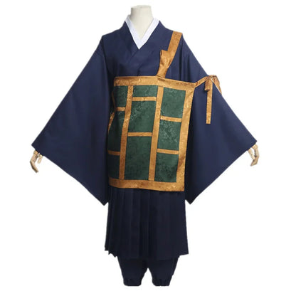 Jujutsu Kaisen Geto SuNAFTA u Cosplay Costume, Black Blue Kimono, Uniform Sв, Anime Everthe, Halloween Costumes for Women and Men
