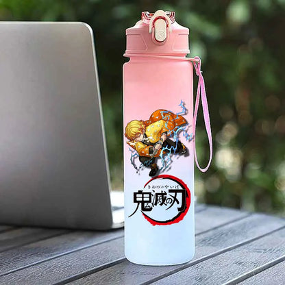Tasse Isotherme Demon Slayer 750ml - Gourde Anime Kamado Nezuko - Grande Capacité Portable pour Sport/École
