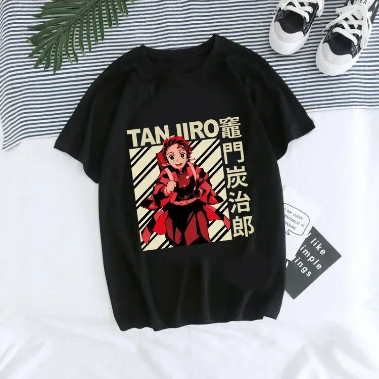 T-shirt Demon Slayer Femme - Nezuko & Tanjirô -Tendance Manga