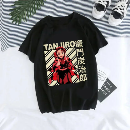 T-shirt Demon Slayer Femme - Nezuko & Tanjirô -Tendance Manga