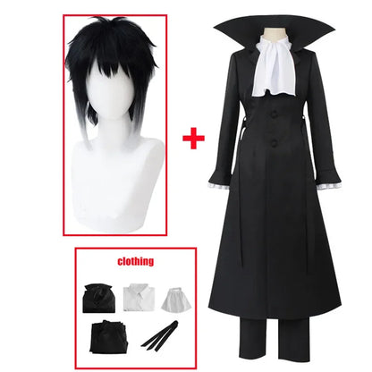 Costume de Cosplay Bungo Stray Dogs Akutagawa Ryunosuke, Vêtements de ixd'Halloween et de Noël
