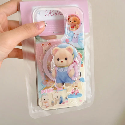 Sac à dos ours coque de téléphone pour iPhone 13 14 15 Pro Max IPhone 15 étui iphone 13 coque téléphone support magsafe fundas