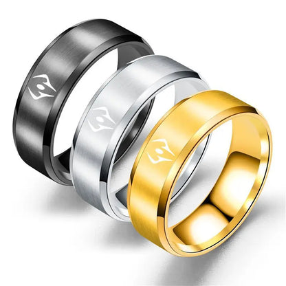 Jujutsu Kaisen Cosplay Ring - Ryōmen Sukuna Black Eye - Unisex Stainless Steel - Anime Jewelry Gift Collection