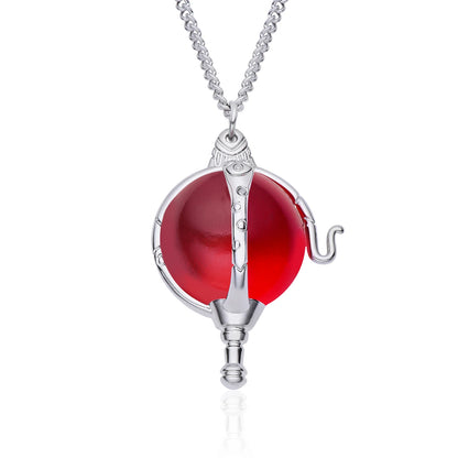 Coeur de Kandrakar Pendentif en cristal rose Mode innovante Dessin animé romantique W.I.T.C.H. Bijoux Cadeaux de rêves d'enfance
