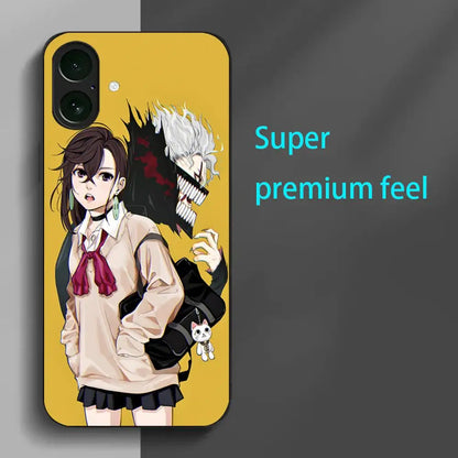 Coque de téléphone Cool DAN-DA DAN, étui souple noir antichoc pour iPhone 16 15 14 13 12 11 X XR XS 8 Plus Mini Pro Max