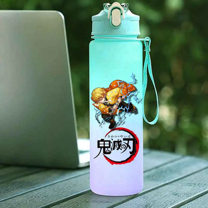 Tasse Isotherme Demon Slayer 750ml - Gourde Anime Kamado Nezuko - Grande Capacité Portable pour Sport/École