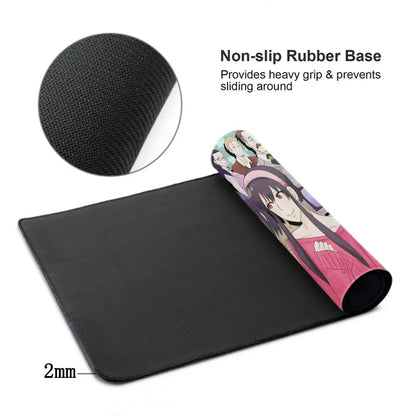 Anya Forger Mouse Pad (Spy×Family) - 900x400mm Non-Slip - Kawaii Anime Design - Office/Gaming (Reinforced Edge)