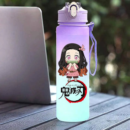 Tasse Isotherme Demon Slayer 750ml - Gourde Anime Kamado Nezuko - Grande Capacité Portable pour Sport/École