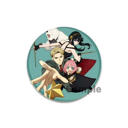 32/44/58mm Cute Anime Spy X Family Enamel Pins Cute Head Lapel Pins Cartoon Badge Backpack Hat Jewelry Accessories Gift