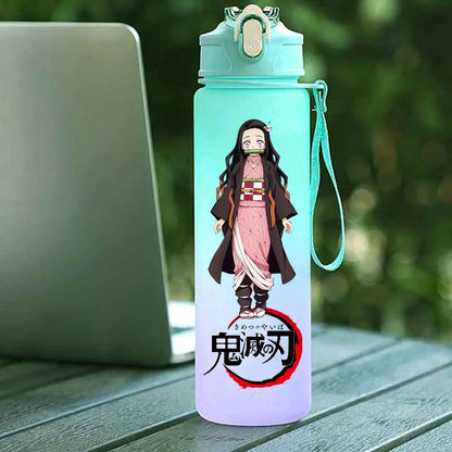 Tasse Isotherme Demon Slayer 750ml - Gourde Anime Kamado Nezuko - Grande Capacité Portable pour Sport/École